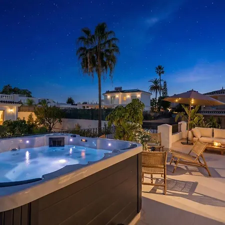 Vacation Marbella I Ava, Private Heated Pool, Rooftop Hot Tub, Sauna, Luxury Interior, Close To Golfs, Beaches And Puerto Banus Villa